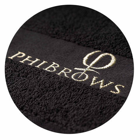 PhiBrows Towel black