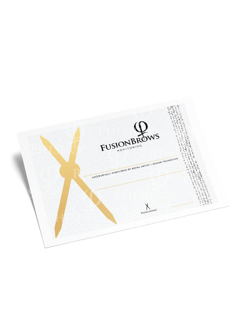 PhiBrows Fusion Monitoring Certificate