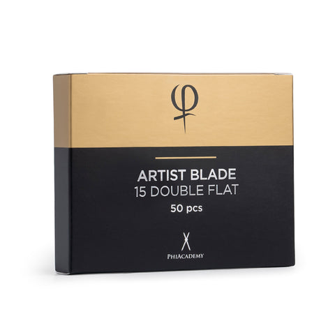 PhiBrows 15-Double-Flat Shading Blades 50pcs