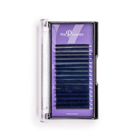PhiLashes YY Ombre-Black-Blue Mix D-0.07/8-14 mm