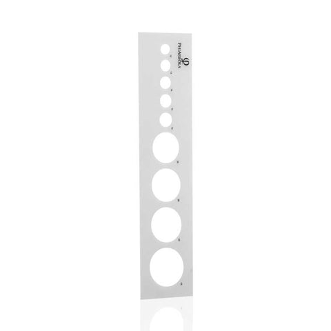 Phi Areola Circle Measure Stencil