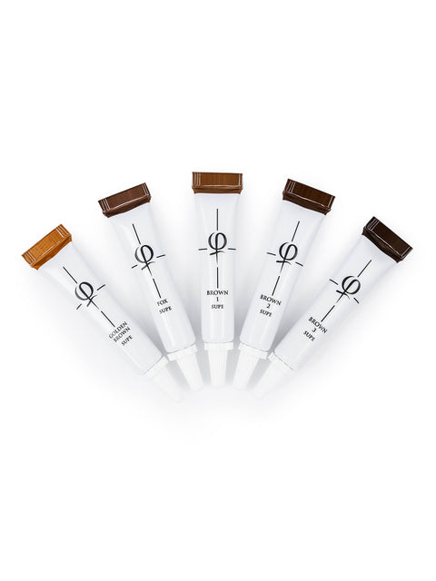 PhiBrows Microblading Pigment Collection SUPE + PhiBlade Disposable Tool 18 U Ecc 0.18 20pcs