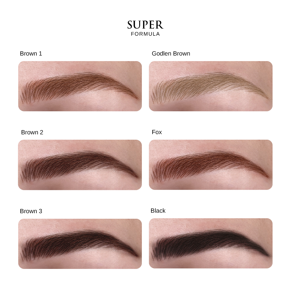 PhiBrows Golden Brown SUPER Pigment 5ml