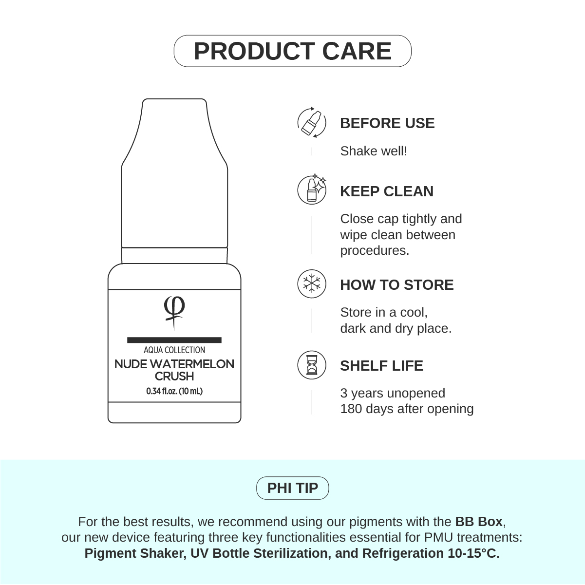 Nude Watermelon Crush PMU pigment 10ml Nude Watermelon Crush PMU pigment 10ml