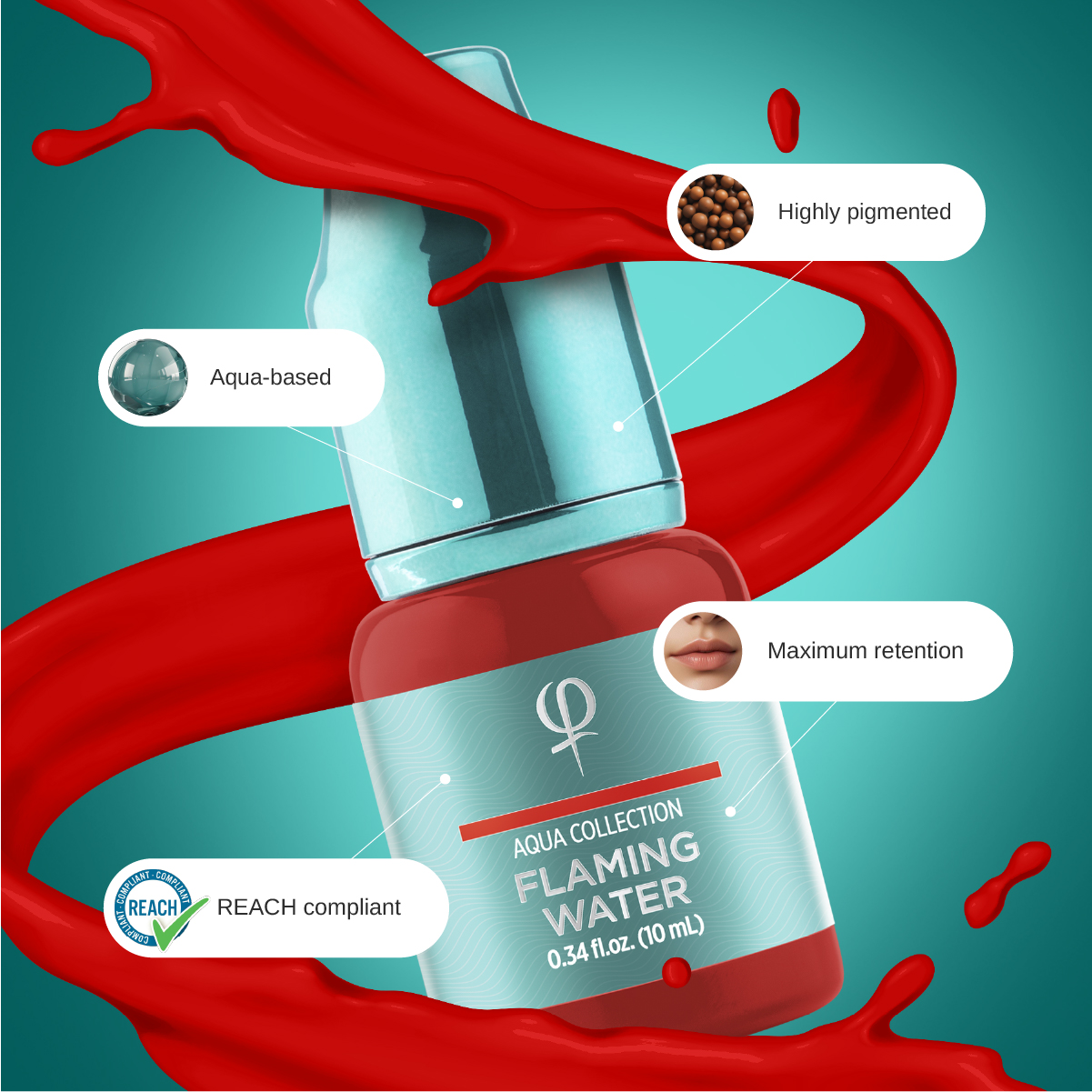 Flaming Water – Correction color PMU pigment 10ml