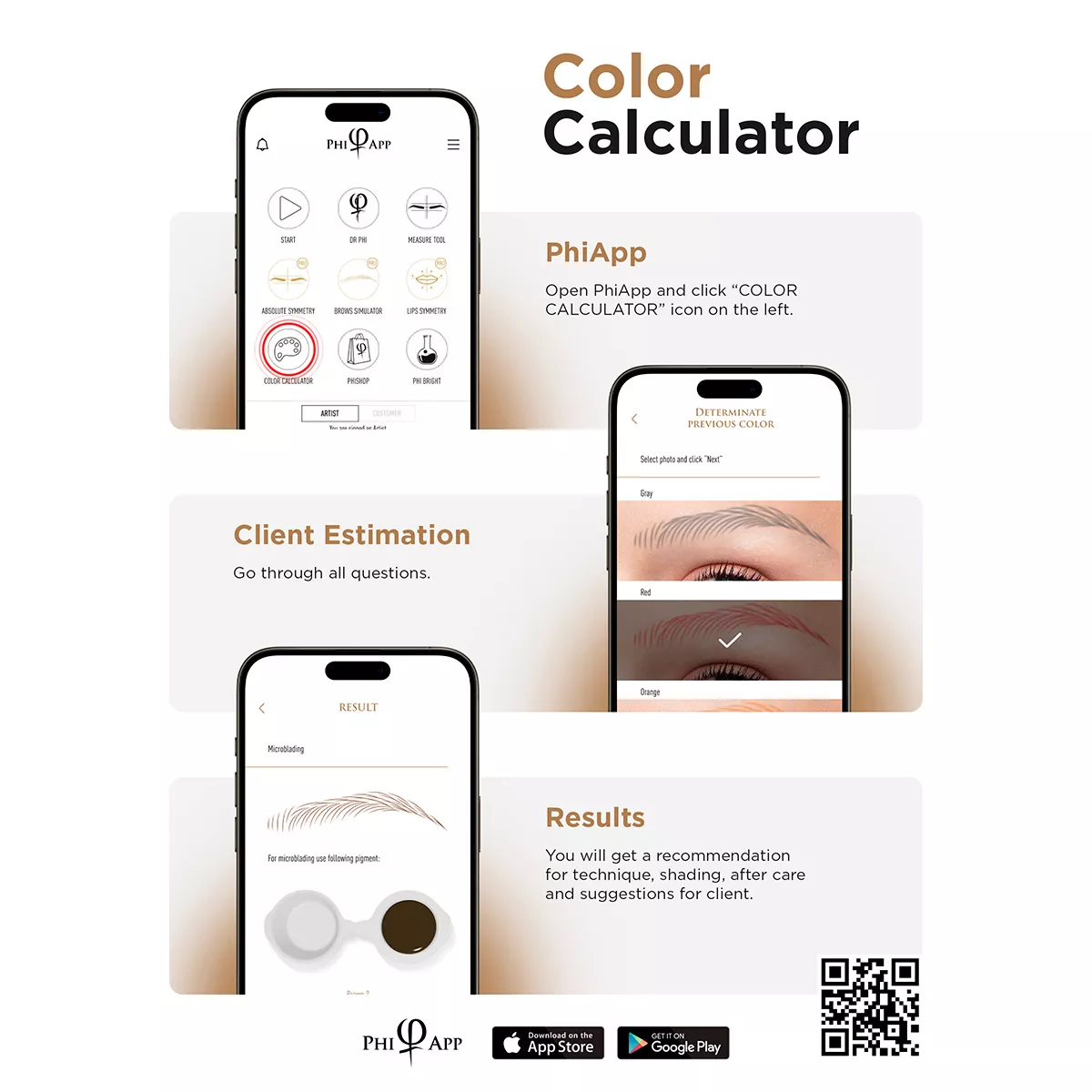 PhiBrows Brown 1 SUPE Pigment 5ml phibrows brown 1 supe pigment 5ml 4.jpg