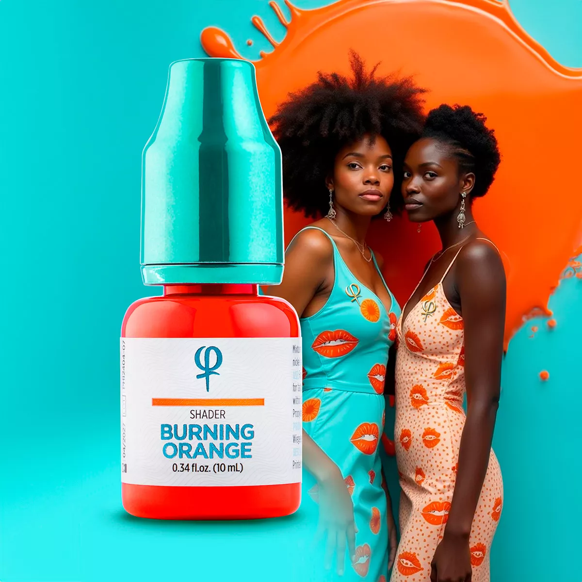 Burning Orange PMU Mix Shader Pigment 10ml burning orange pmu mix shader pigment 10ml 4.jpg