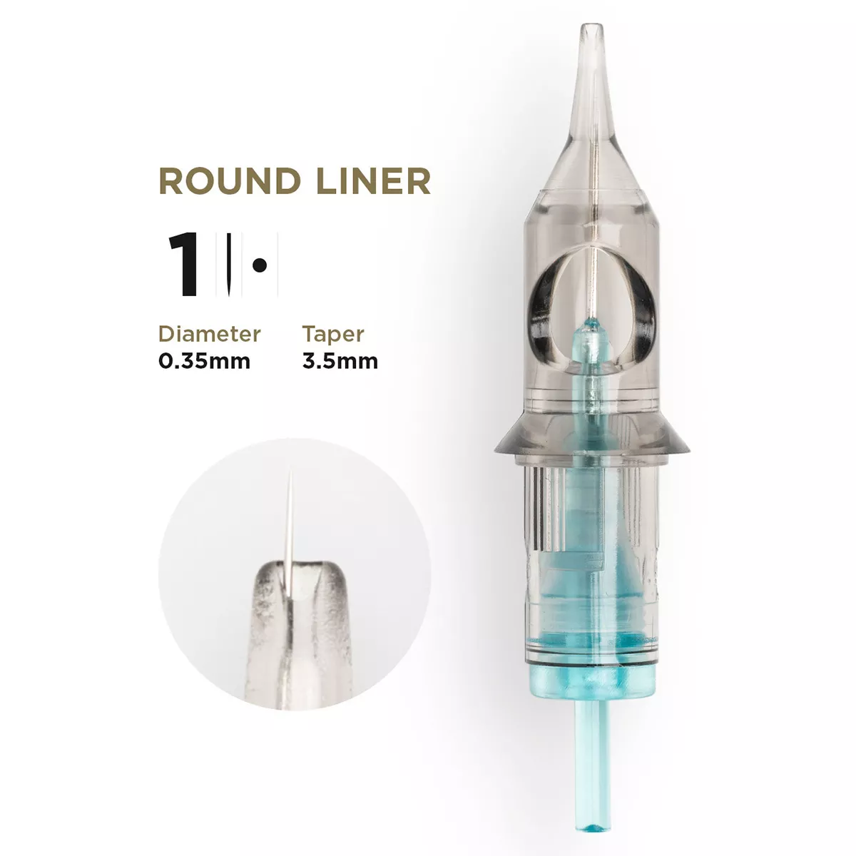 PMU Cartridges 0.35 1R, 3.5mm taper (EN02B) 20 pcs pmu cartridges 0.35 1r, 3.5mm taper (en02b) 20pcs 1.jpg