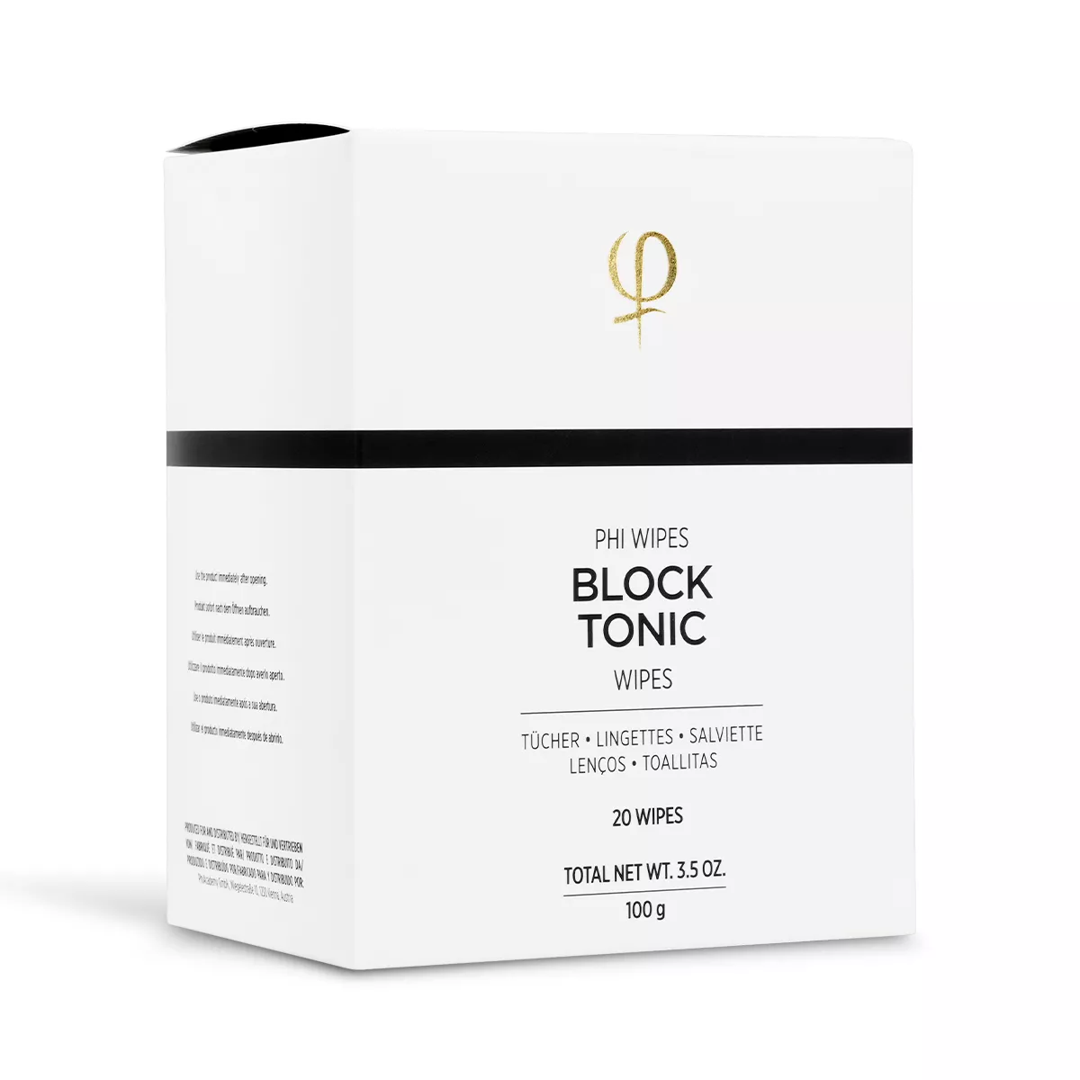 PhiWipes Block Tonic Wipes 20/1 PhiWipes Block Tonic Wipes 20/1