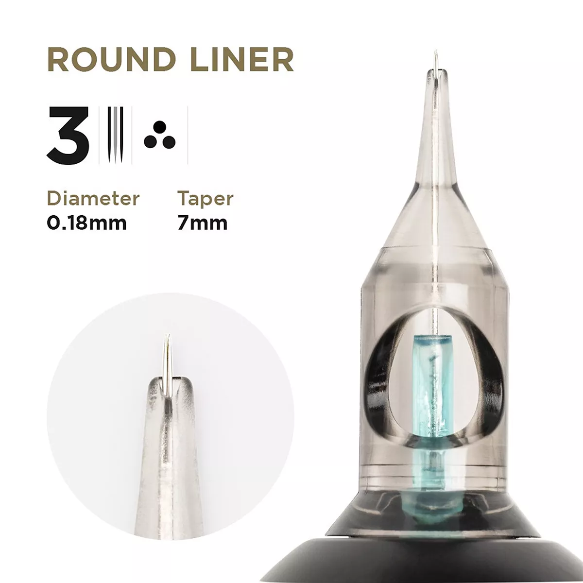 PMU Cartridges 0.18 3R, 7mm taper (EN02B) 20 pcs pmu cartridges 0.18 3r, 7.0mm taper (en02b) 20pcs 2.jpg