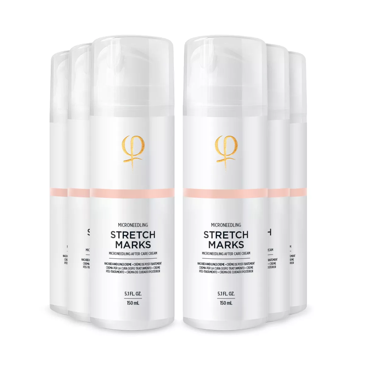 Microneedling Stretch Marks After Care Cream 150ml 6pcs