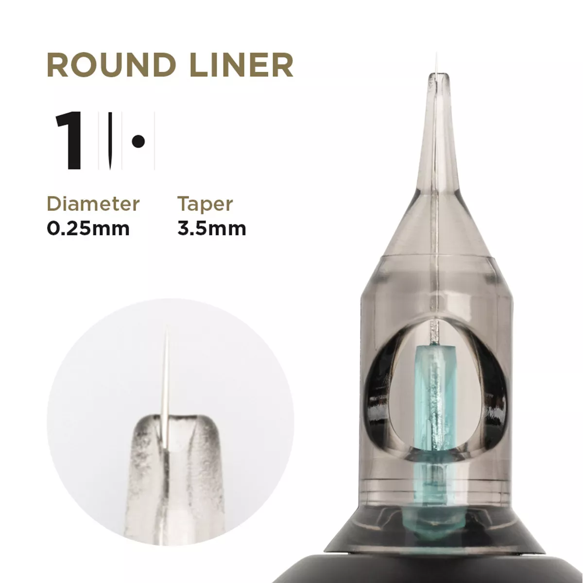 PMU Cartridges 0.25 1R, 3.5mm taper (EN02B) 20 pcs pmu cartridges 0.25 1r, 3.5mm taper (en02b) 20pcs 2.jpg