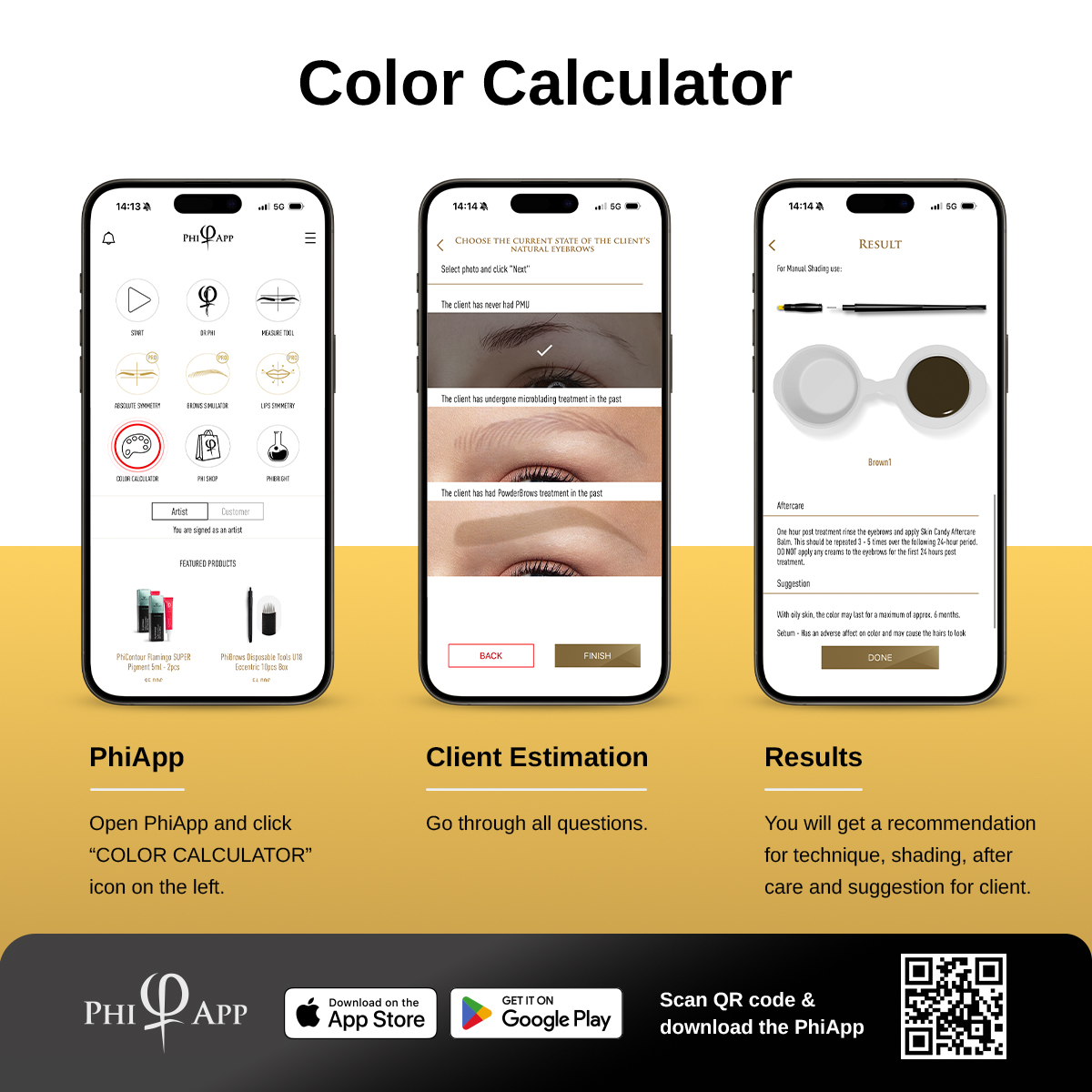 Phibrows Brown 2 SUPER Pigment 5ml - 2pcs Phibrows Brown 2 SUPER Pigment 5ml - 2pcs