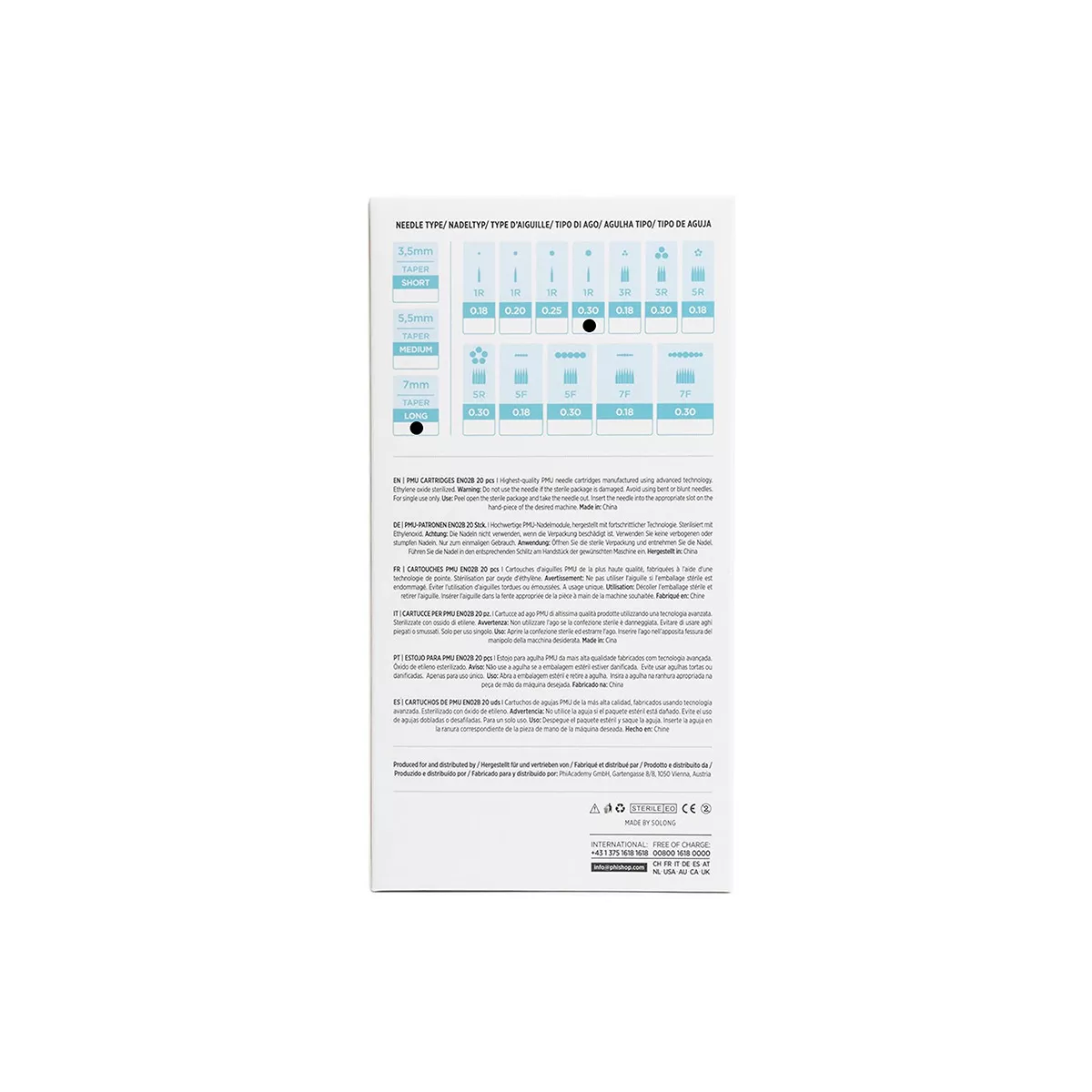 PMU Cartridges 0.30 1R, 7mm taper (EN02B) 20 pcs pmu cartridges 0.30 1r, 7.0mm taper (en02b) 20pcs 5.jpg
