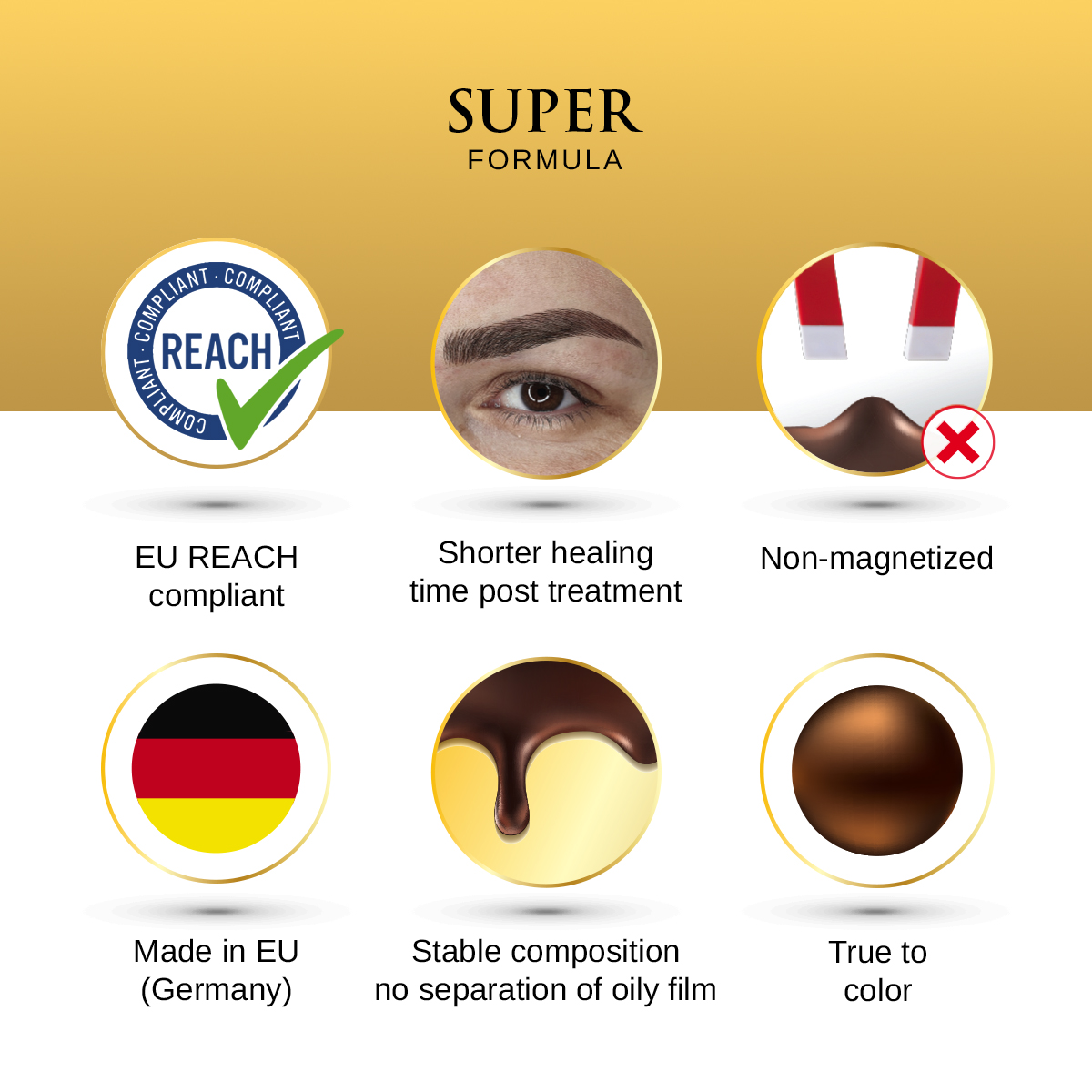 Phibrows Brown 2 SUPER Pigment 5ml - 2pcs Phibrows Brown 2 SUPER Pigment 5ml - 2pcs