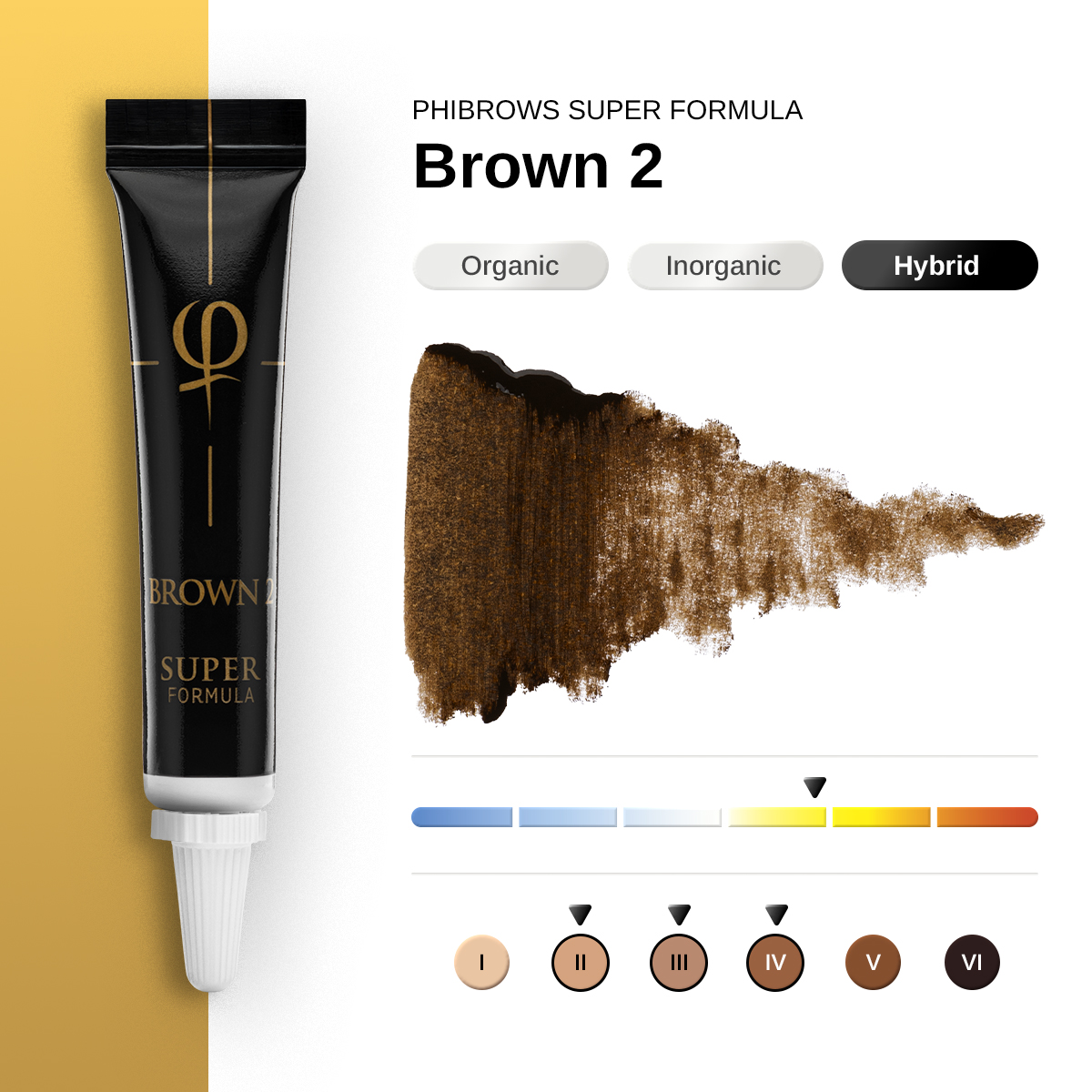 PhiBrows Brown 2 SUPER Pigment 5ml PhiBrows Brown 2 SUPER Pigment 5ml