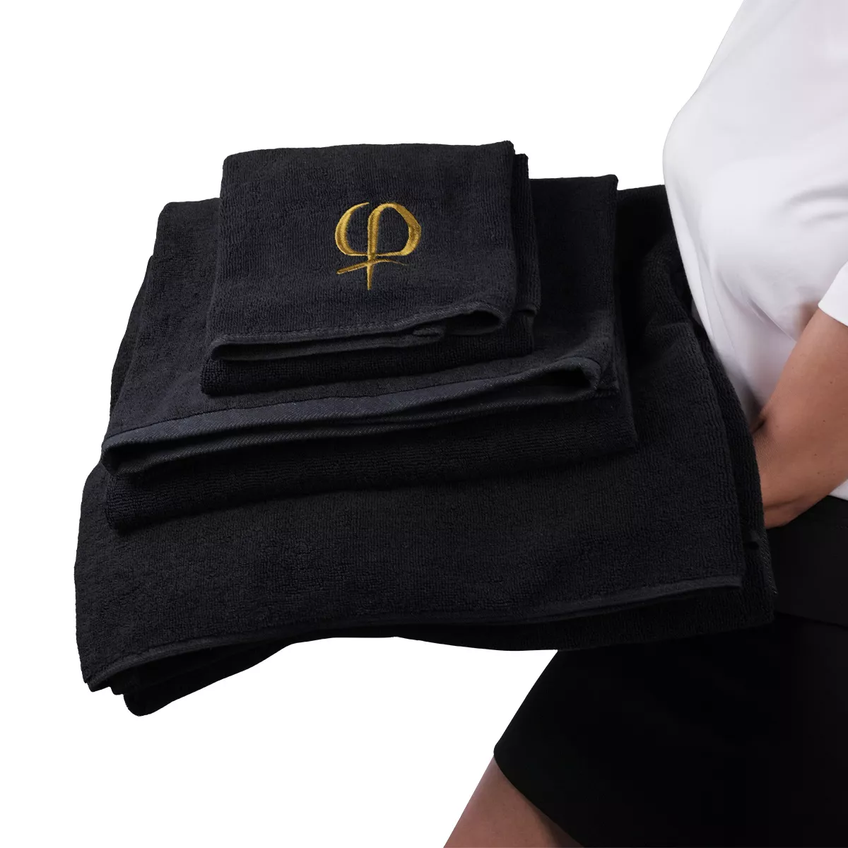 Phi SPA Towel Black S (100x60cm) Phi SPA Towel Black S (100x60cm)